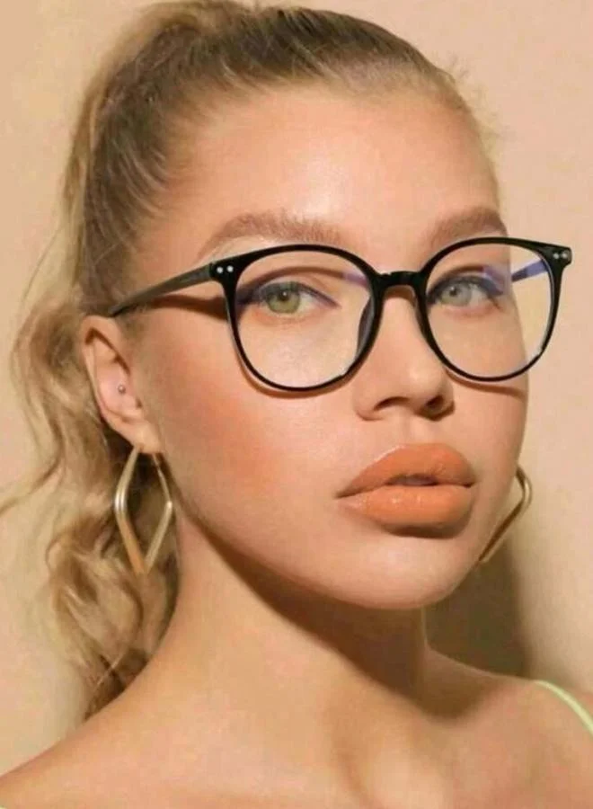 Take Two Women Round Frame Clear Sunglasses